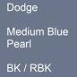 Preview: Dodge, Medium Blue Pearl, BK / RBK.